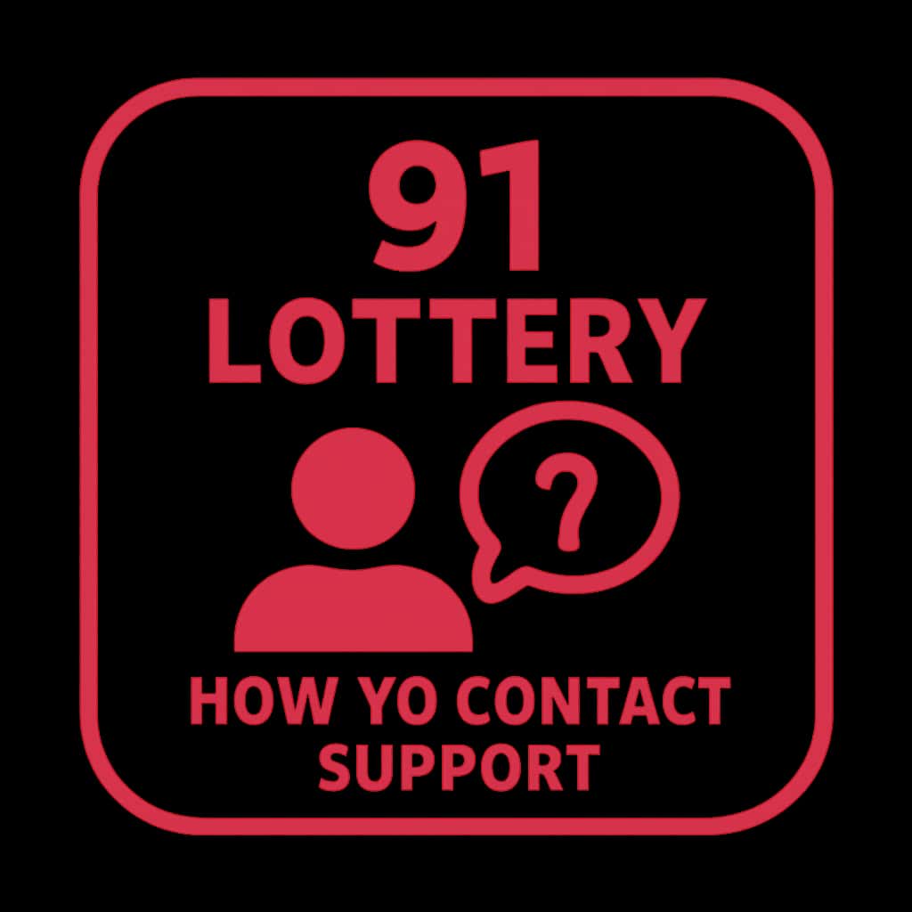 An icon depicting support communication for 91 Lottery.