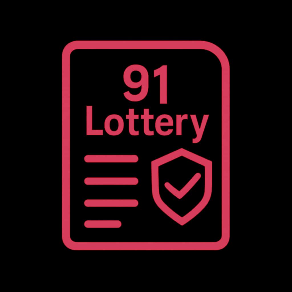 An icon representing 91 Lottery Security Protocols.