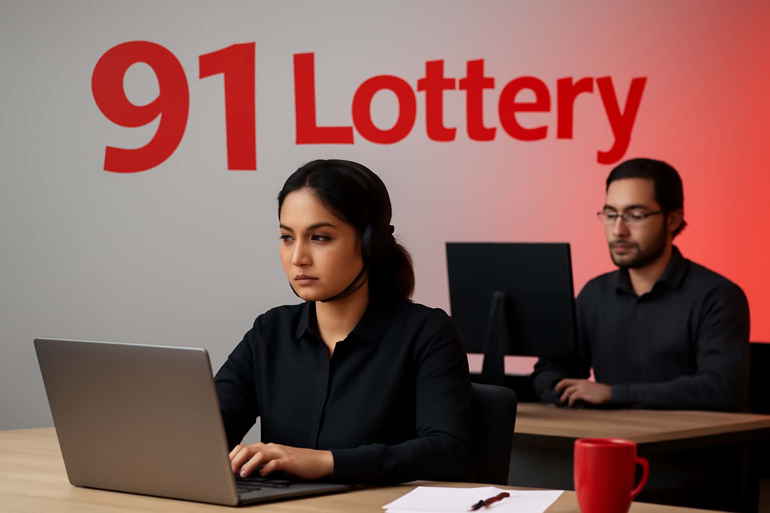 A visual representation of customer support insights for 91 Lottery, highlighting assistance resources.