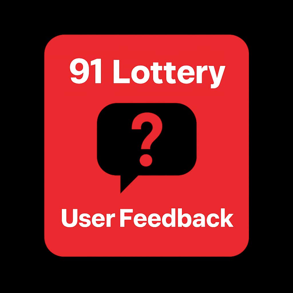 An icon symbolizing assistance related to 91 Lottery User Feedback.